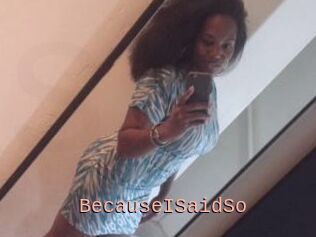 BecauseISaidSo